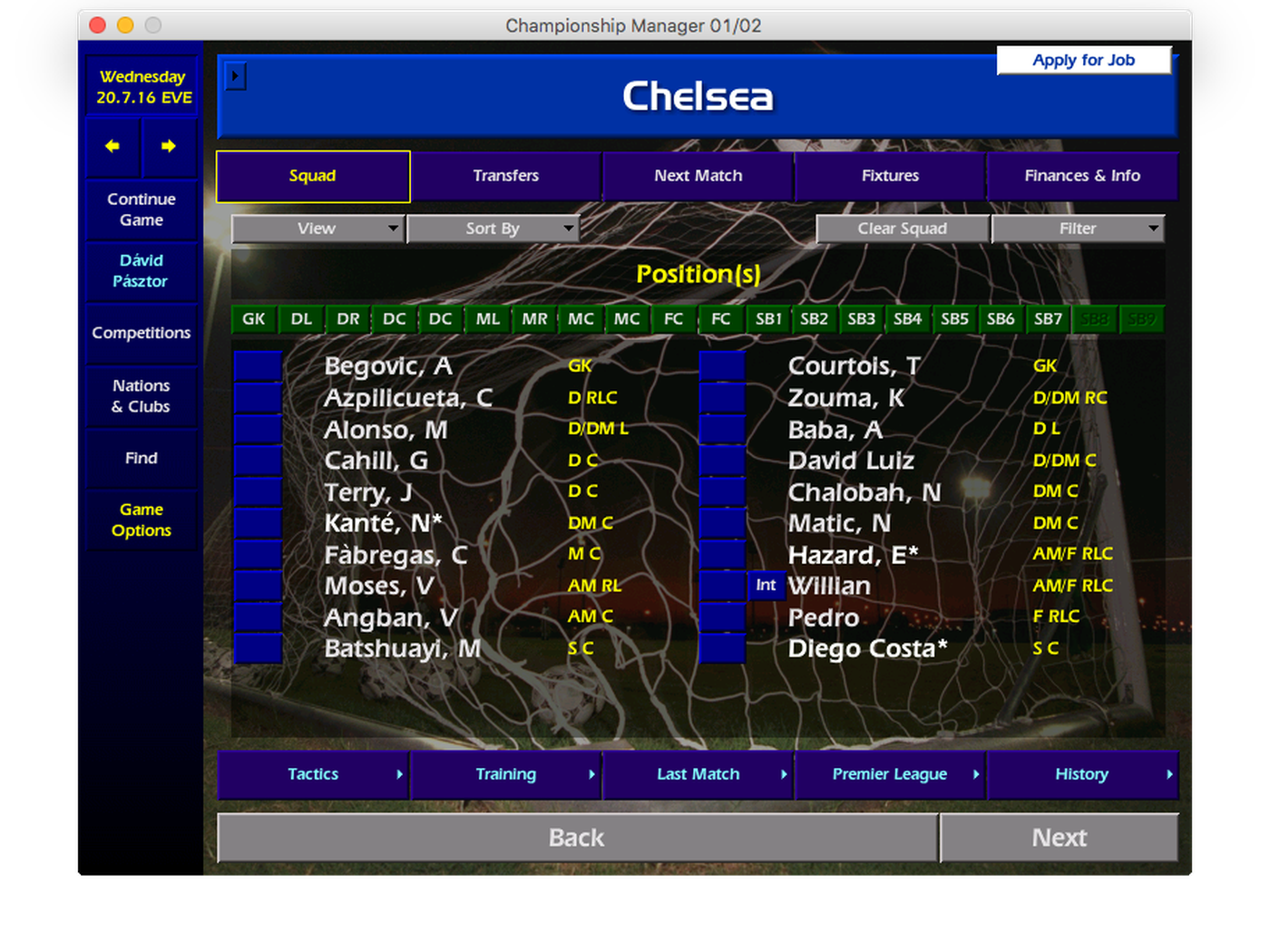 Championship Manager 0102 Save Game Editor